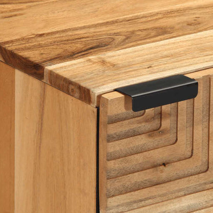 Nachttisch 40x33x46 cm Massivholz Akazie