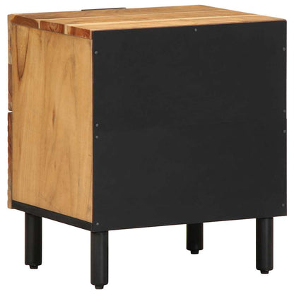 Nachttisch 40x33x46 cm Massivholz Akazie