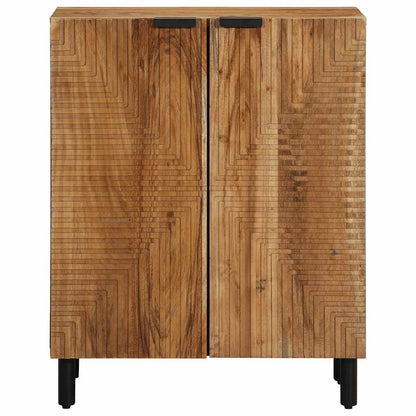 Sideboard 60x33x75 cm Massivholz Akazie