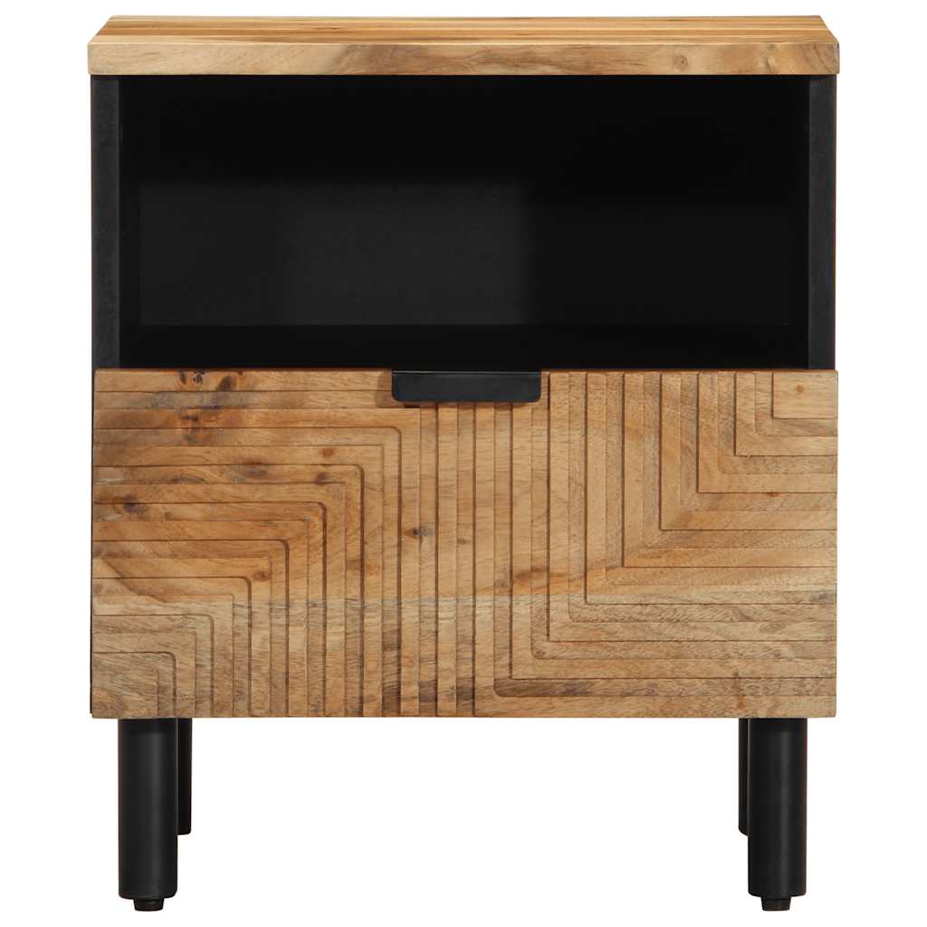 Nachttisch 40x33x46 cm Massivholz Akazie