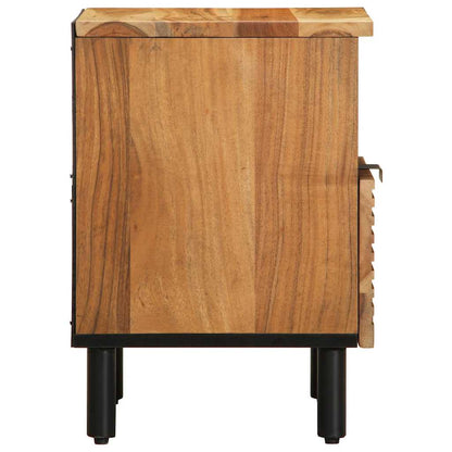 Nachttisch 40x33x46 cm Massivholz Akazie