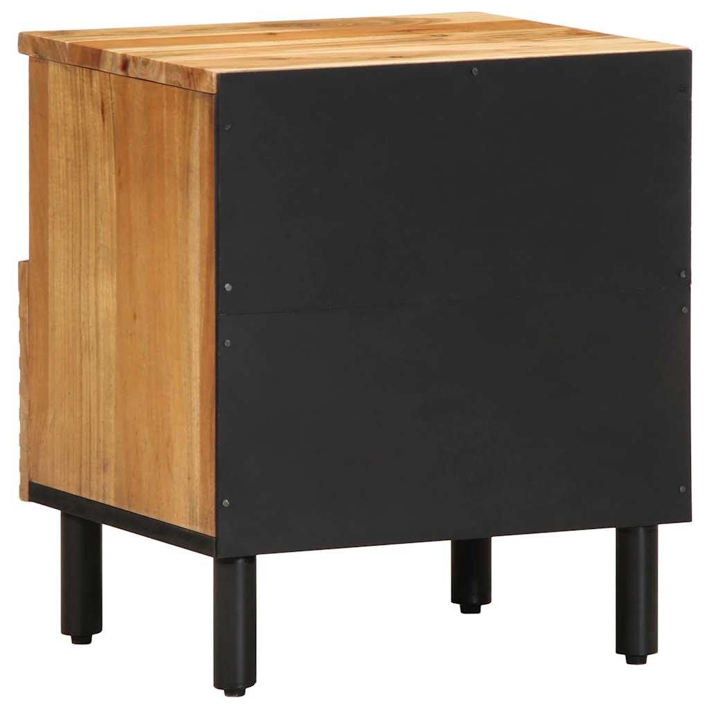 Nachttisch 40x33x46 cm Massivholz Akazie