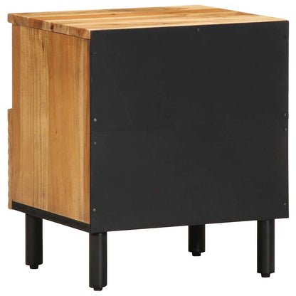 Nachttisch 40x33x46 cm Massivholz Akazie