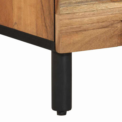 Nachttisch Braun 50 x 33 x 62 cm Akazie Massivholz