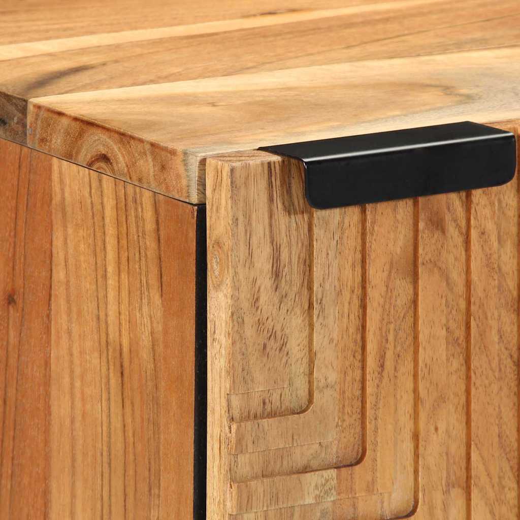 Badezimmer-Hängeschrank mit Regal Braun 38 x 33,5 x 48 cm
