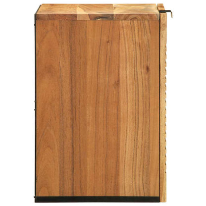 Badezimmer-Hängeschrank mit Regal Braun 38 x 33,5 x 48 cm