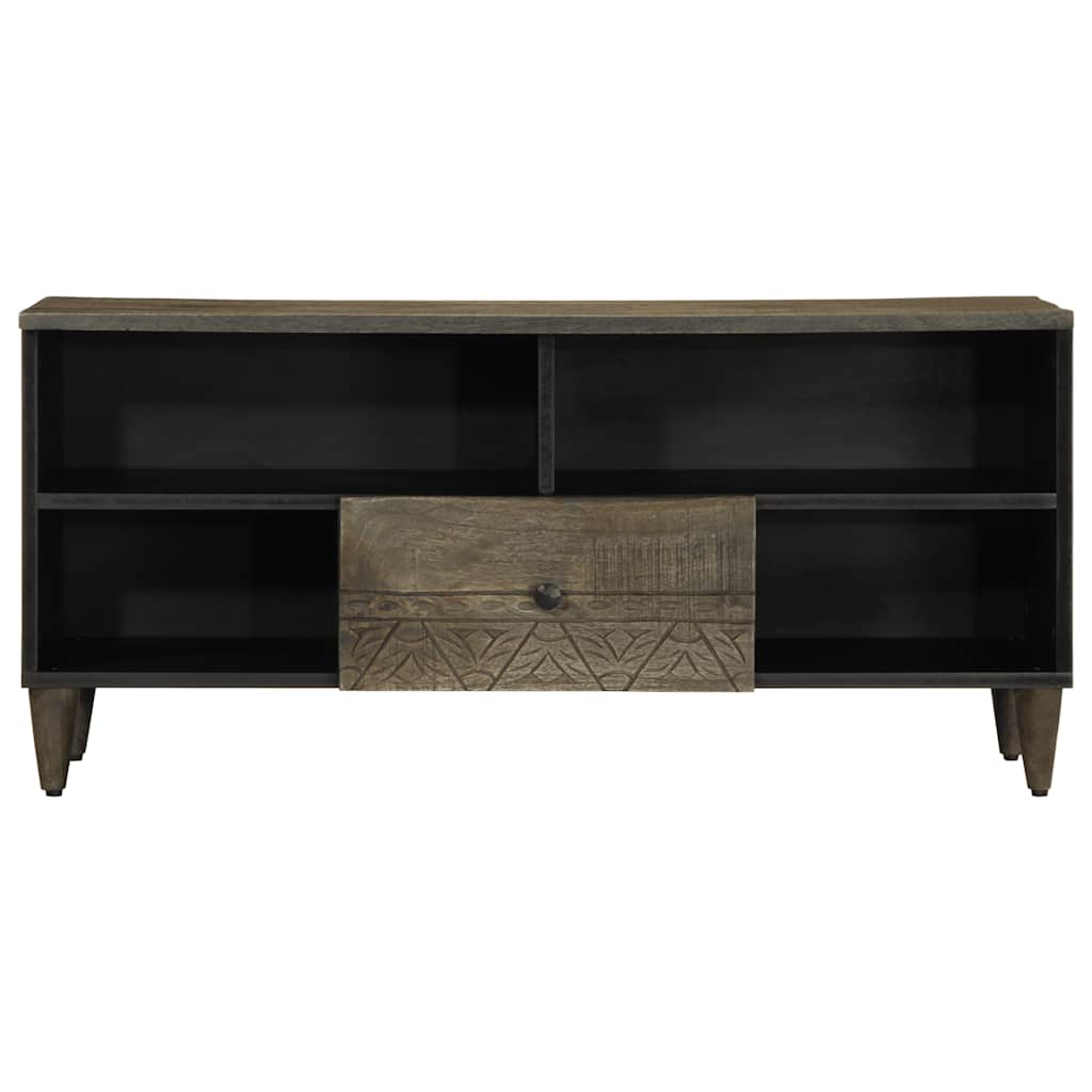 TV-Schrank 100x33x46 cm Massivholz Mango