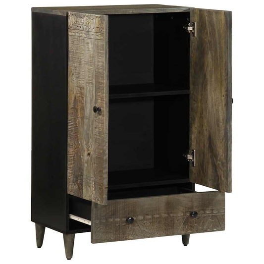 Highboard 60x33x100 cm Massivholz Mango