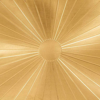 TV-Schränk Schwarz und Gold 70 x 33 x 46 cm massives Mangoholz