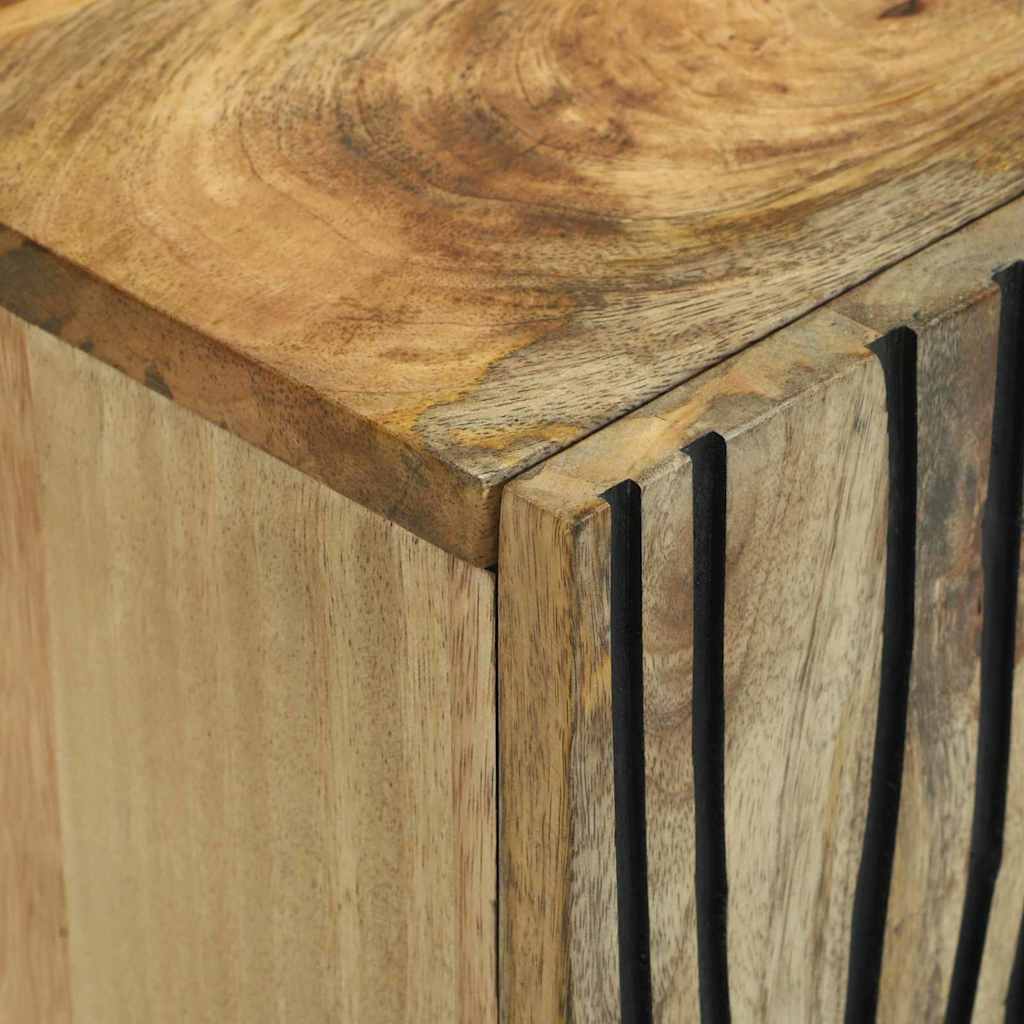 TV-Schrank Braun 160 x 30 x 30.5 cm massives Mangoholz
