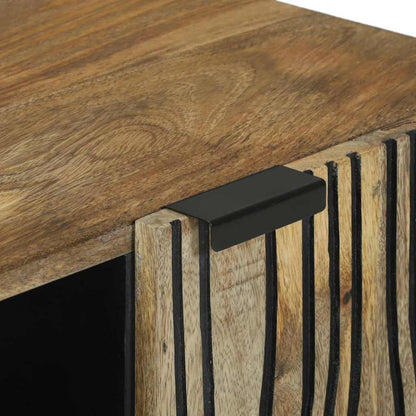 TV-Schrank Braun 160 x 30 x 30.5 cm massives Mangoholz