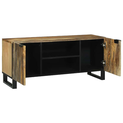 TV-Schrank Braun 160 x 30 x 30.5 cm massives Mangoholz