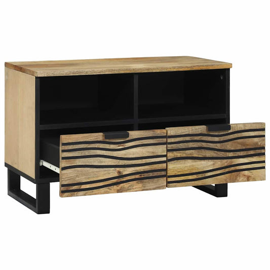 TV-Schrank Braun 70 x 33 x 46 cm massives Mangoholz