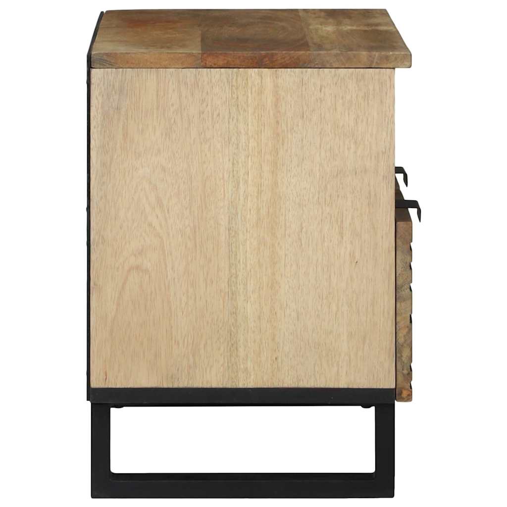 TV-Schrank Braun 70 x 33 x 46 cm massives Mangoholz
