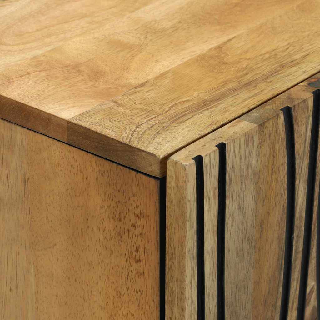 Sideboard Braun 60 x 33.5 x 75 cm Massivholz Mango