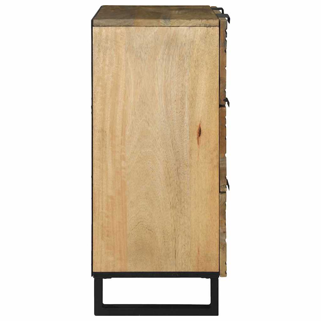 Sideboard Braun 60 x 33.5 x 75 cm Massivholz Mango