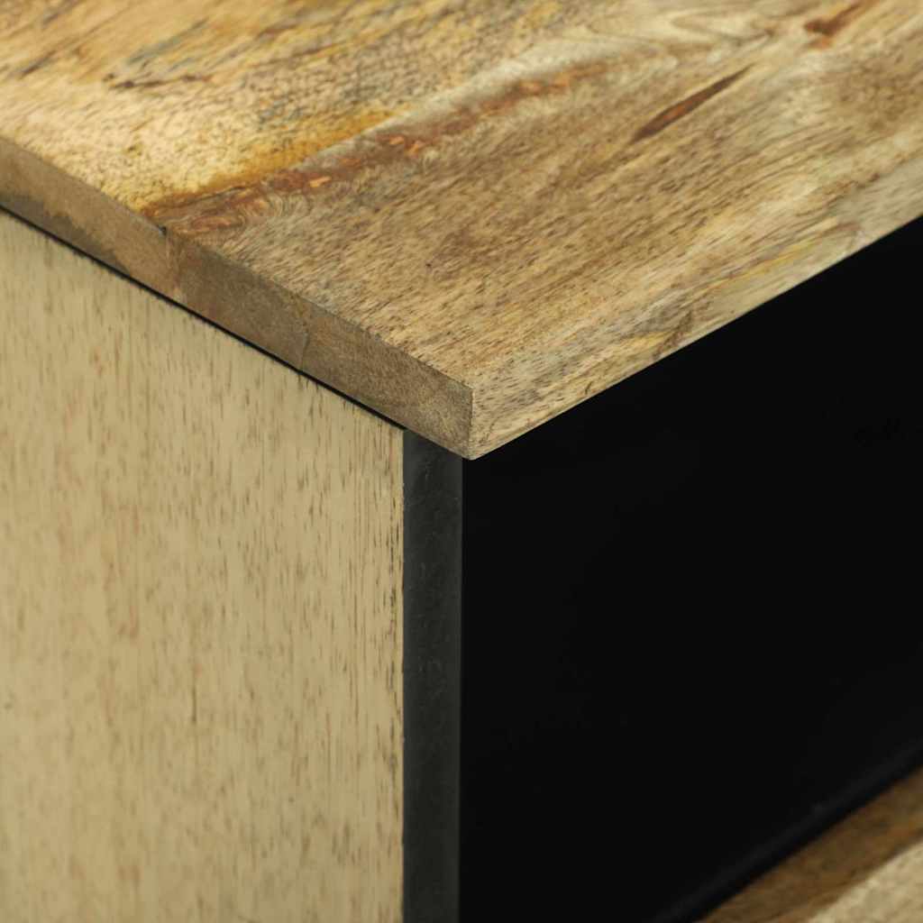 Nachttisch Braun 40 x 33 x 46 cm Massivholz Akazie