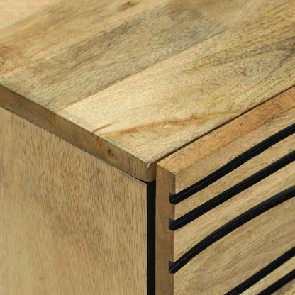 Nachttisch Braun 50 x 33 x 60 cm Massivholz Akazie