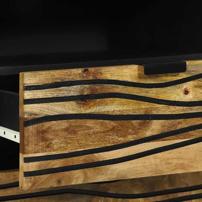 Nachttisch Braun 50 x 33 x 62 cm Massivholz Akazie