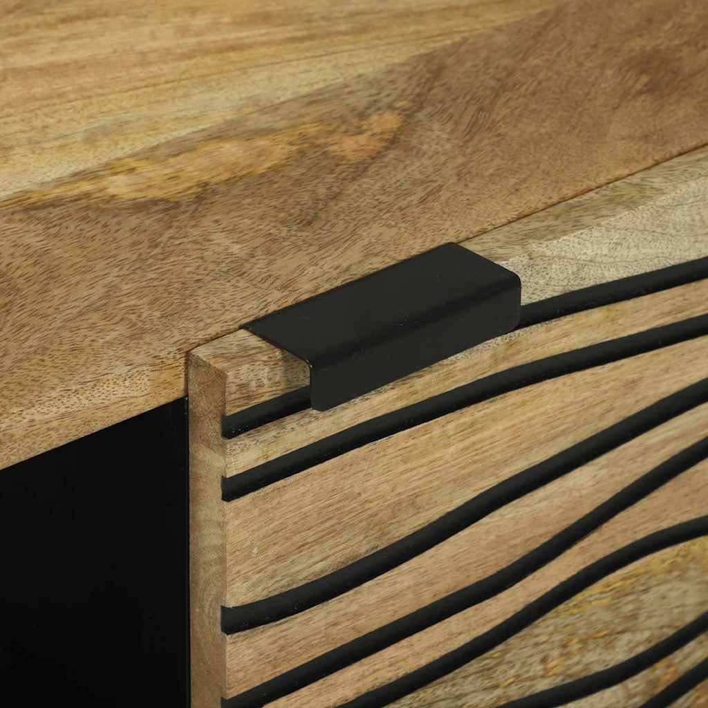 Couchtisch Braun und Schwarz 100 x 54 x 40 cm