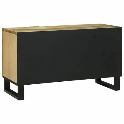 TV-Schrank Braun 80 x 33 x 46 cm massives Mangoholz