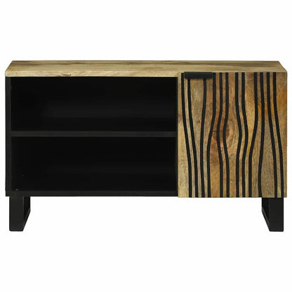 TV-Schrank Braun 80 x 33 x 46 cm massives Mangoholz