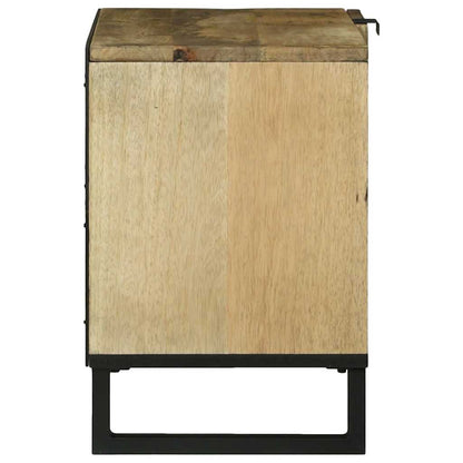 TV-Schrank Braun 80 x 33 x 46 cm massives Mangoholz