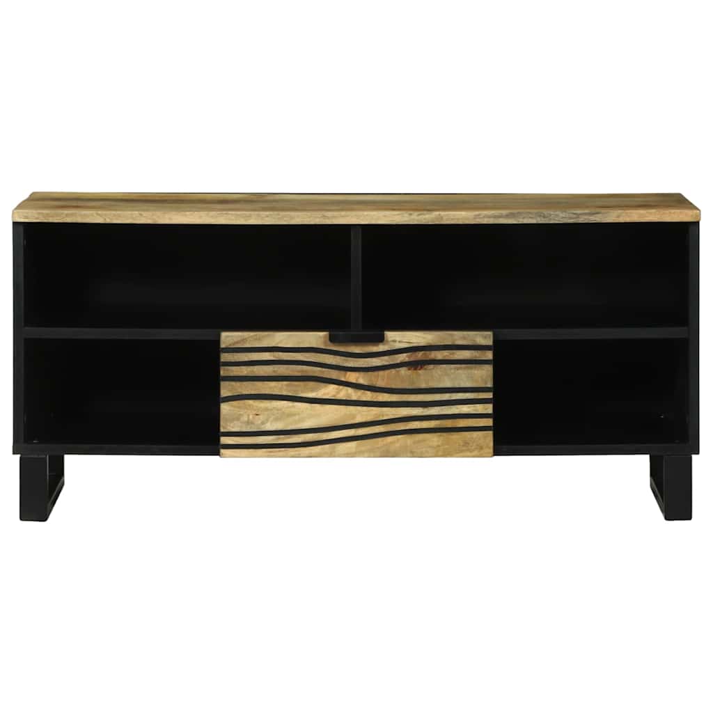 TV-Schrank Braun 105 x 33 x 46 cm massives Mangoholz