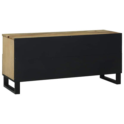 TV-Schrank Braun 100 x 33 x 46 cm massives Mangoholz