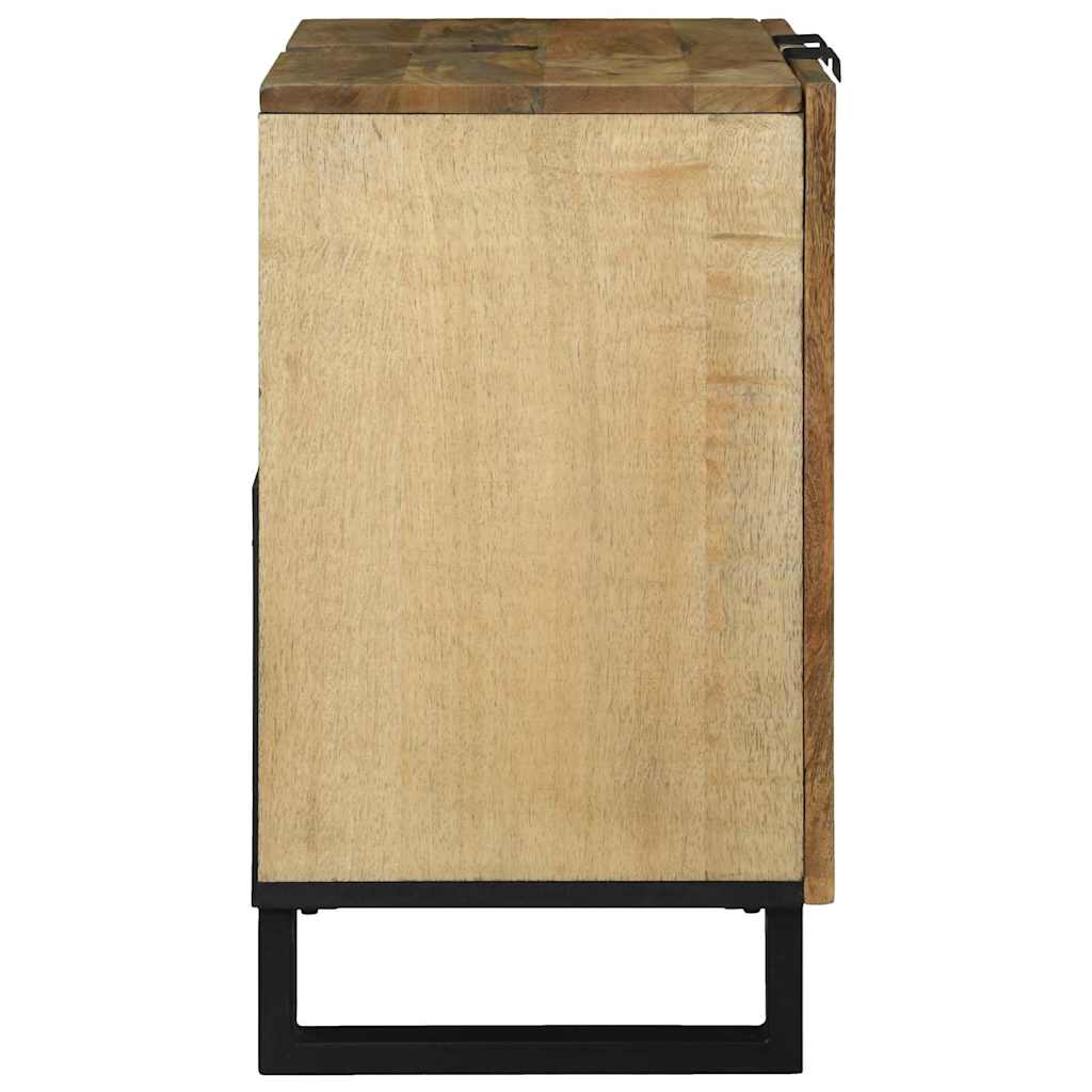 Waschbeckenschrank mit Tür Braun 62 x 33 x 58 cm Holzwerkstoff