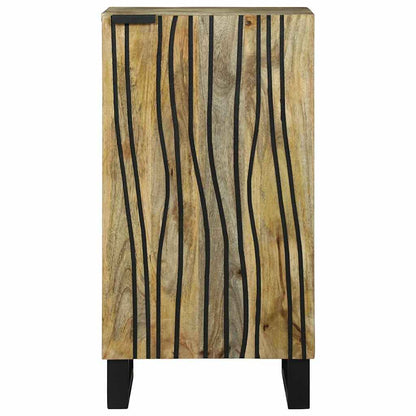 Sideboard Braun 40 x 33 x 75 cm massives Mangoholz
