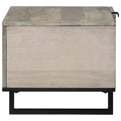 Couchtisch Beige und Schwarz 80 x 50 x 40 cm