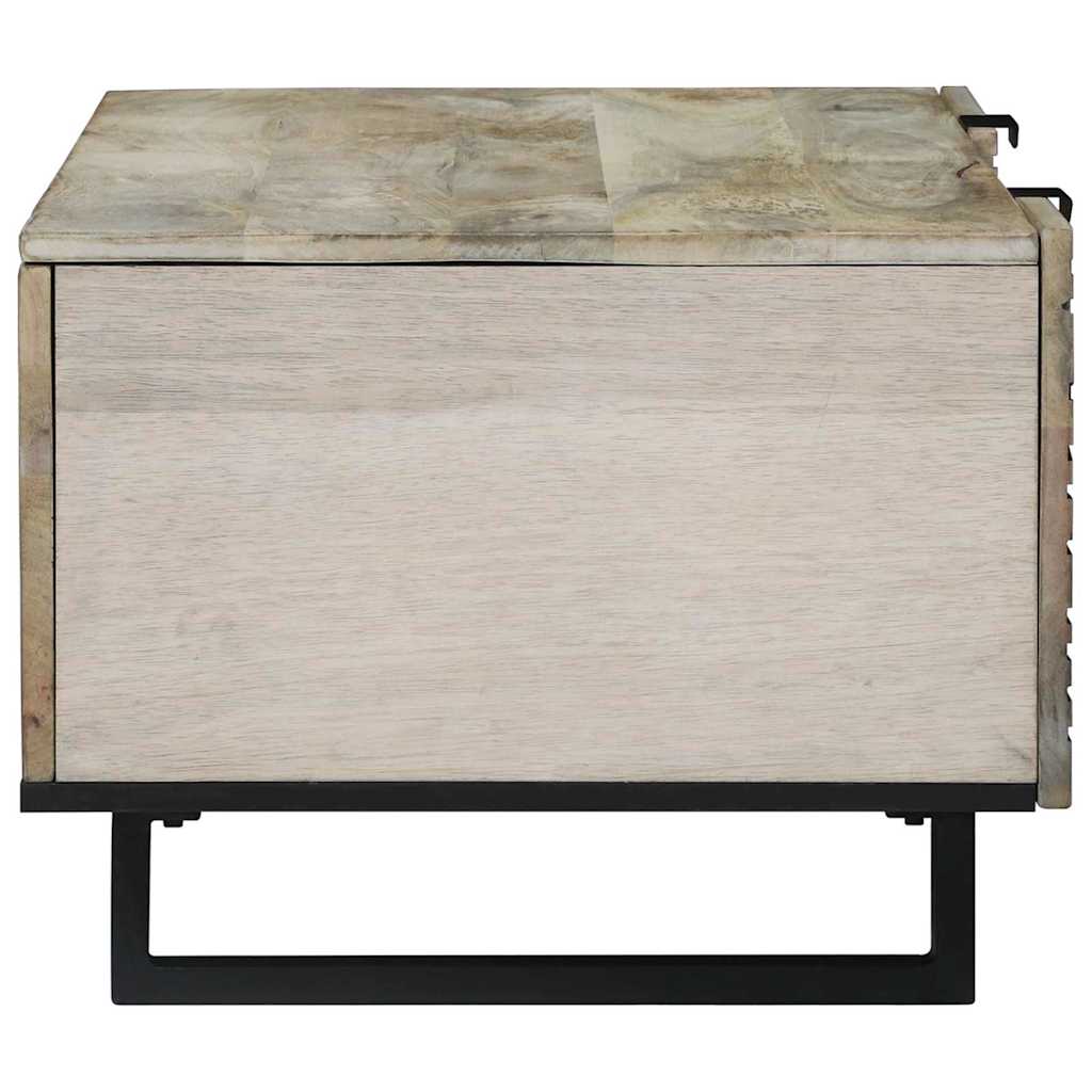Couchtisch Beige und Schwarz 100 x 54 x 40 cm