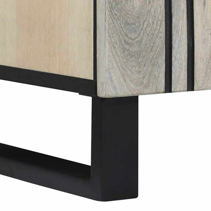 Waschbeckenschrank mit Regal Weiß 62 x 33 x 58 cm Holzwerkstoff