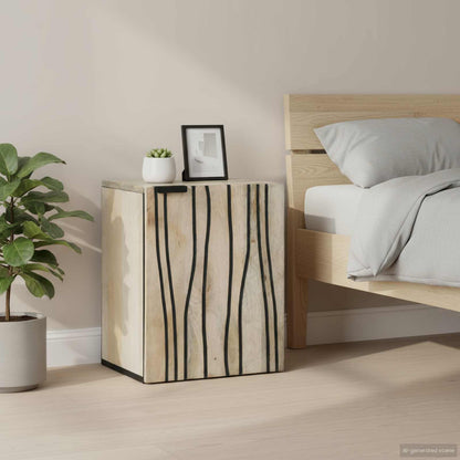 Waschbeckenschrank mit Tür Weiß 38 x 33,5 x 48 cm Holzwerkstoff