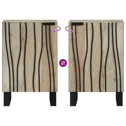 Waschbeckenschrank mit Tür Weiß 38 x 33,5 x 58 cm Holzwerkstoff