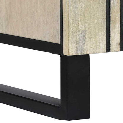 Waschbeckenschrank mit Tür Weiß 38 x 33 x 160 cm Holzwerkstoff