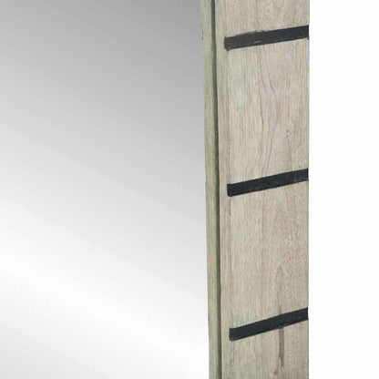 Badezimmer Spiegel mit Spiegel Braun, Silber 50 x 70 x 30 cm