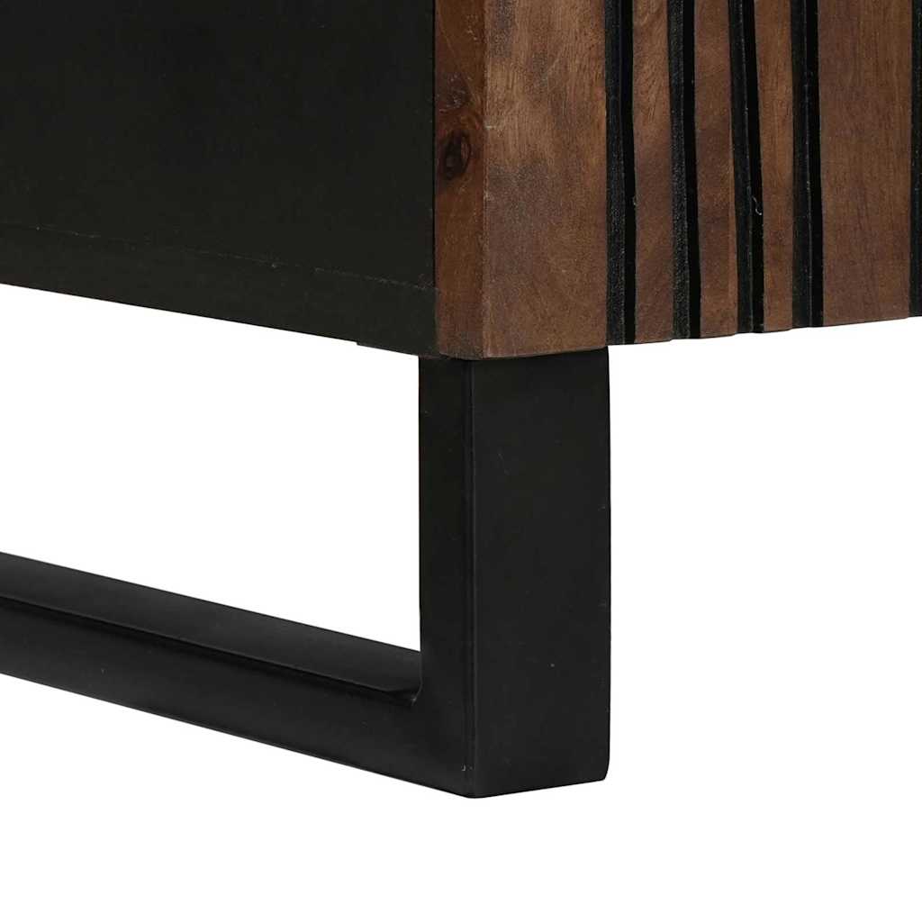 TV-Schrank Braun 160 x 30 x 30.5 cm massives Mangoholz