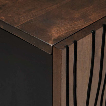 TV-Schrank Braun 160 x 30 x 30.5 cm massives Mangoholz