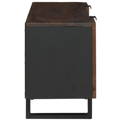 TV-Schrank Braun 160 x 30 x 30.5 cm massives Mangoholz