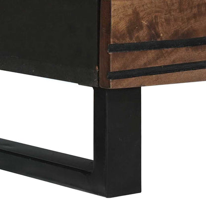 Sideboard Braun 60 x 33.5 x 75 cm Massivholz Mango