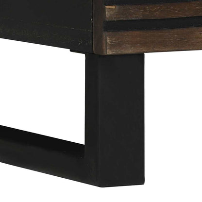 Nachttisch Walnuss 40 x 33 x 46 cm Massivholz Akazie