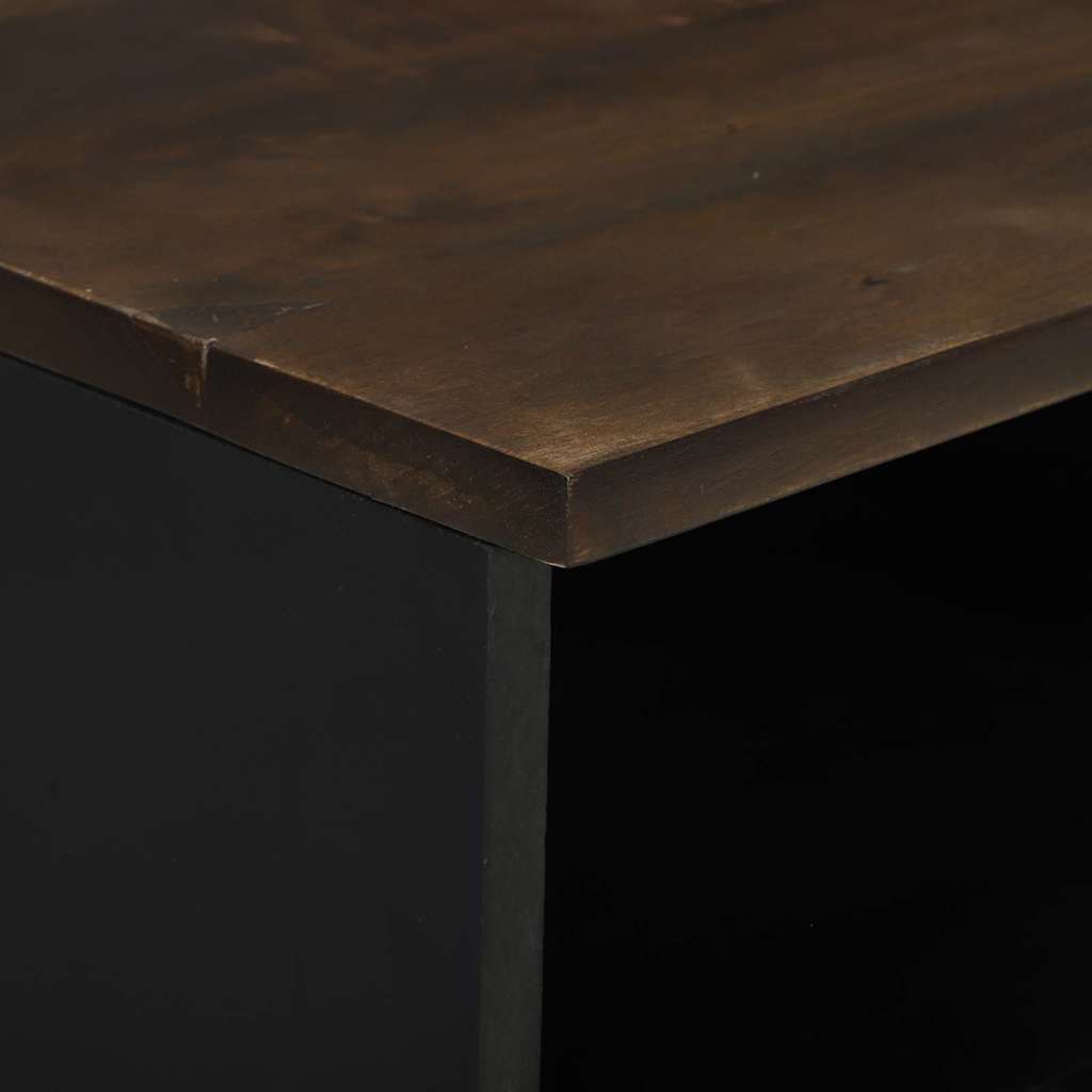 Nachttisch Walnuss 40 x 33 x 46 cm Massivholz Akazie