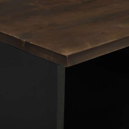 Nachttisch Walnuss 40 x 33 x 46 cm Massivholz Akazie