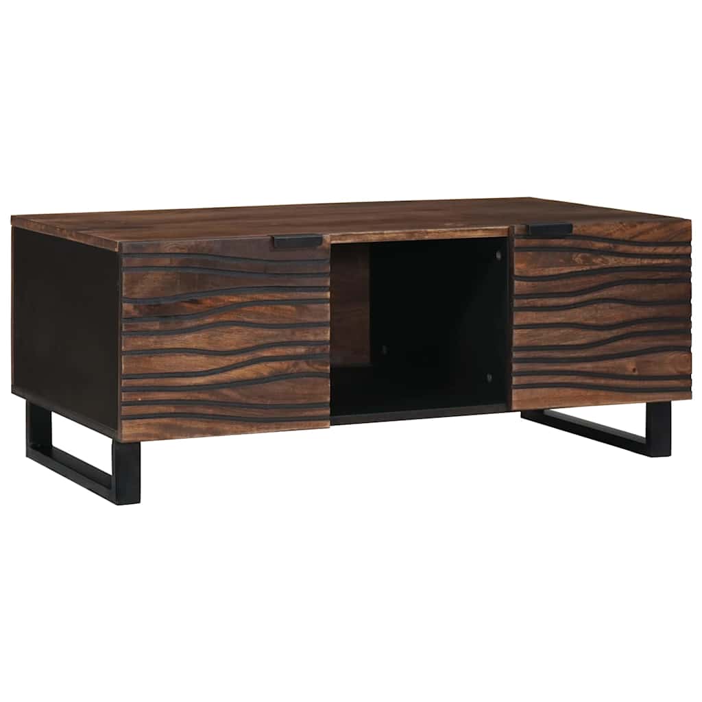 Couchtisch Braun und Schwarz 100 x 54 x 40 cm
