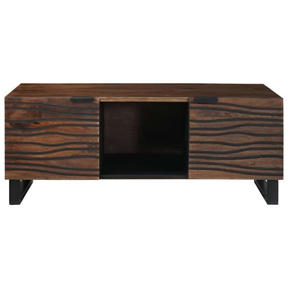 Couchtisch Braun und Schwarz 100 x 54 x 40 cm