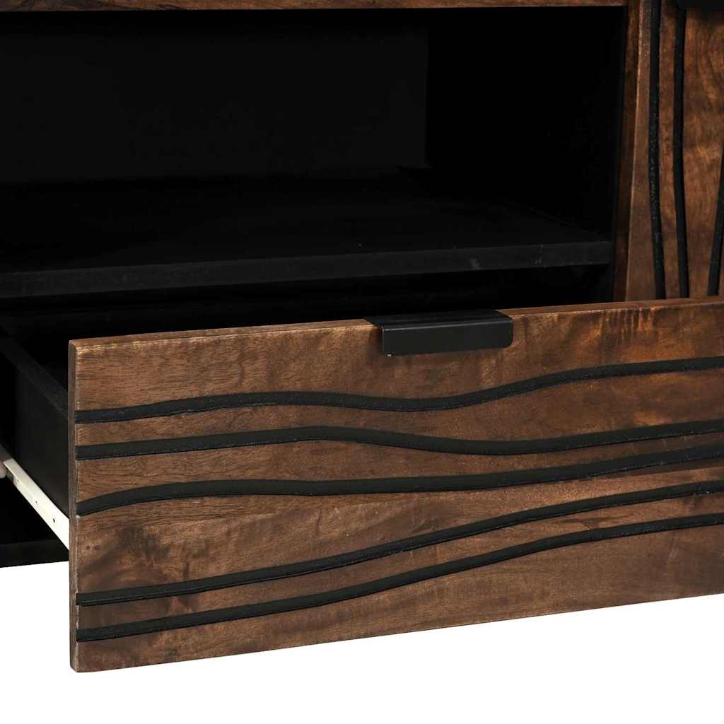 TV-Schrank Braun 105 x 33 x 46 cm massives Mangoholz