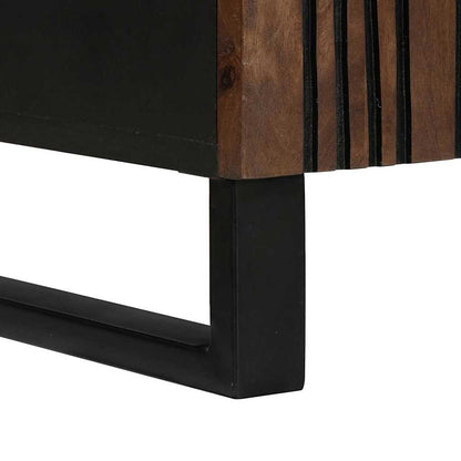 TV-Schrank Braun 105 x 33 x 46 cm massives Mangoholz