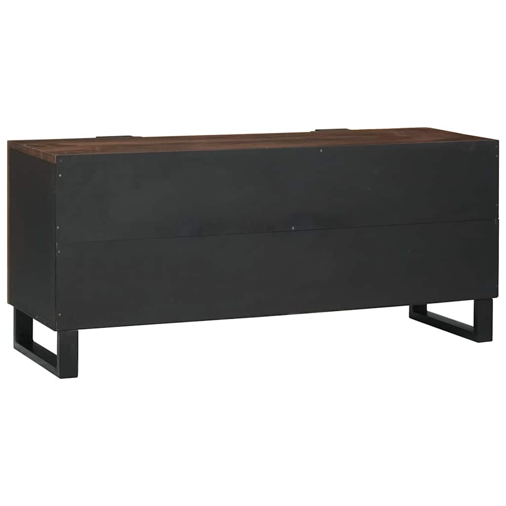 TV-Schrank Braun 105 x 33 x 46 cm massives Mangoholz